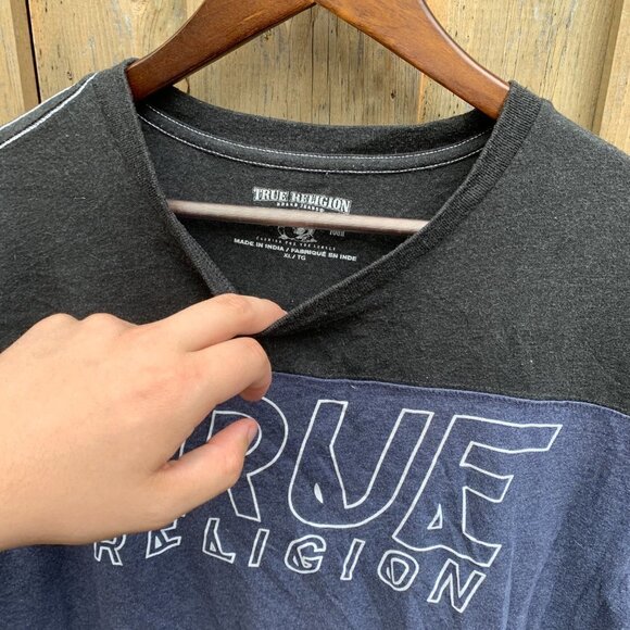 True Religion BIG LOGO T Shirt XL - Picture 2 of 2